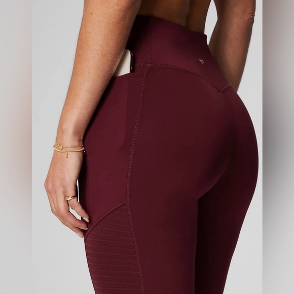 Fabletics Motion365+ High-Waisted Moto Legging | Size: Large - Picture 3 of 8